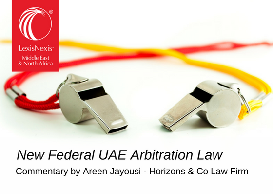 Commentary on New Federal UAE Arbitration Law