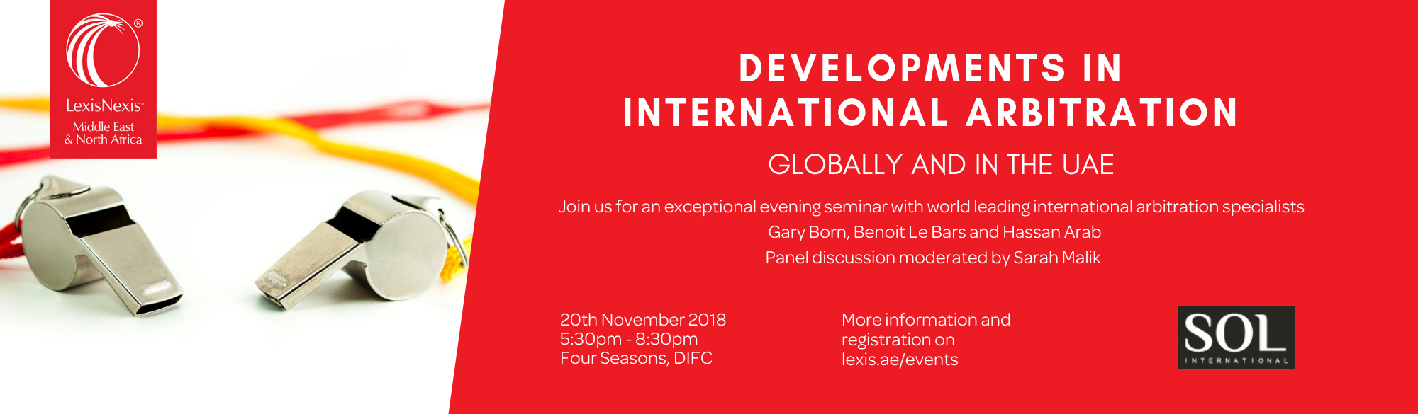 Expired
Developments in International Arbitration