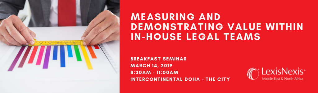 
        
            Expired
        Measuring and demonstrating value within in-house legal teams