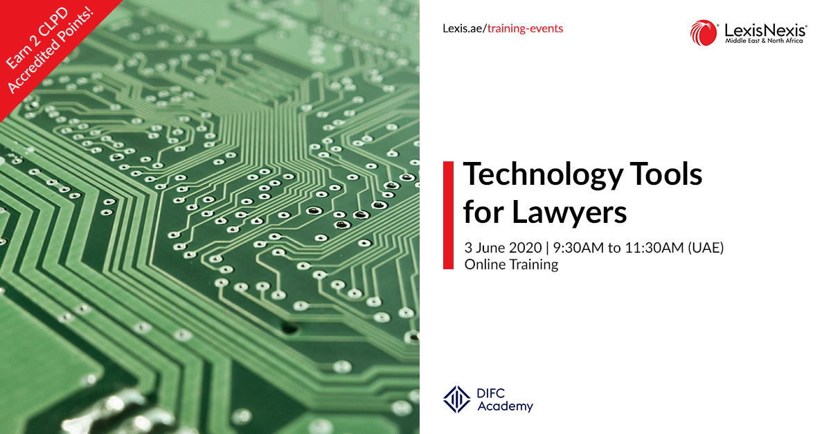 Technology Tools for Lawyers | 3 June 2020, Online Training