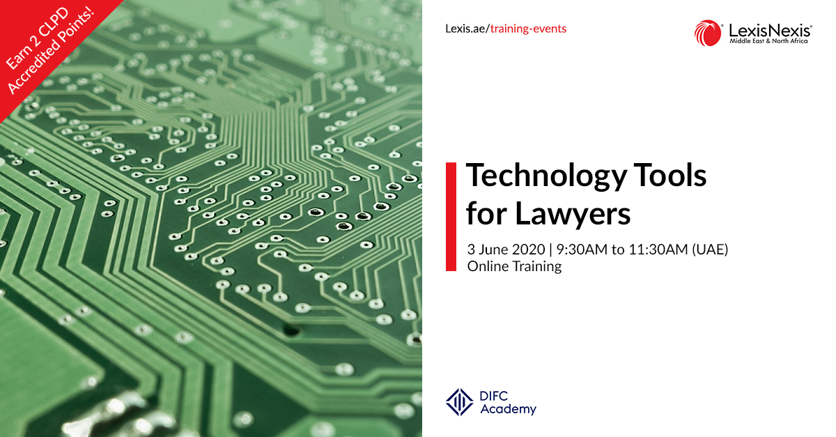Technology Tools for Lawyers | 3 June 2020, Online Training Technology Tools for Lawyers | 3 June 2020, Online Training