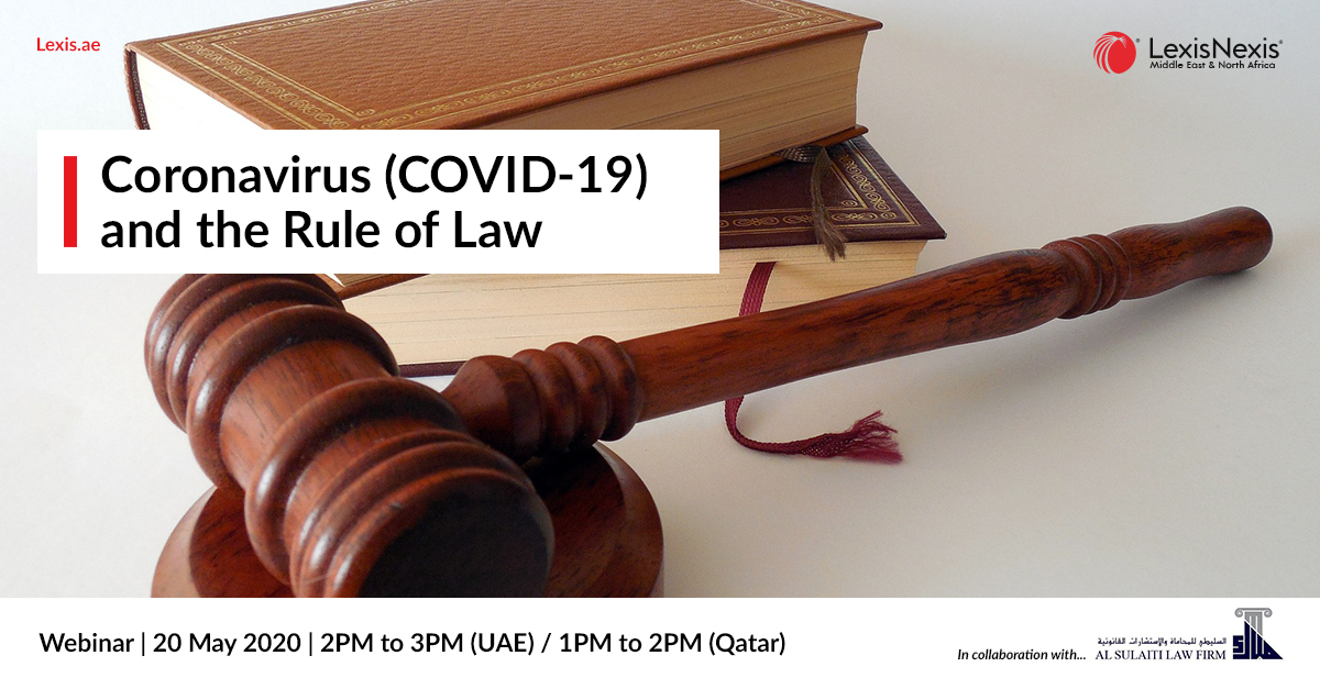 Webinar | Coronavirus (COVID-19) and the Rule of Law | 20 May 2020