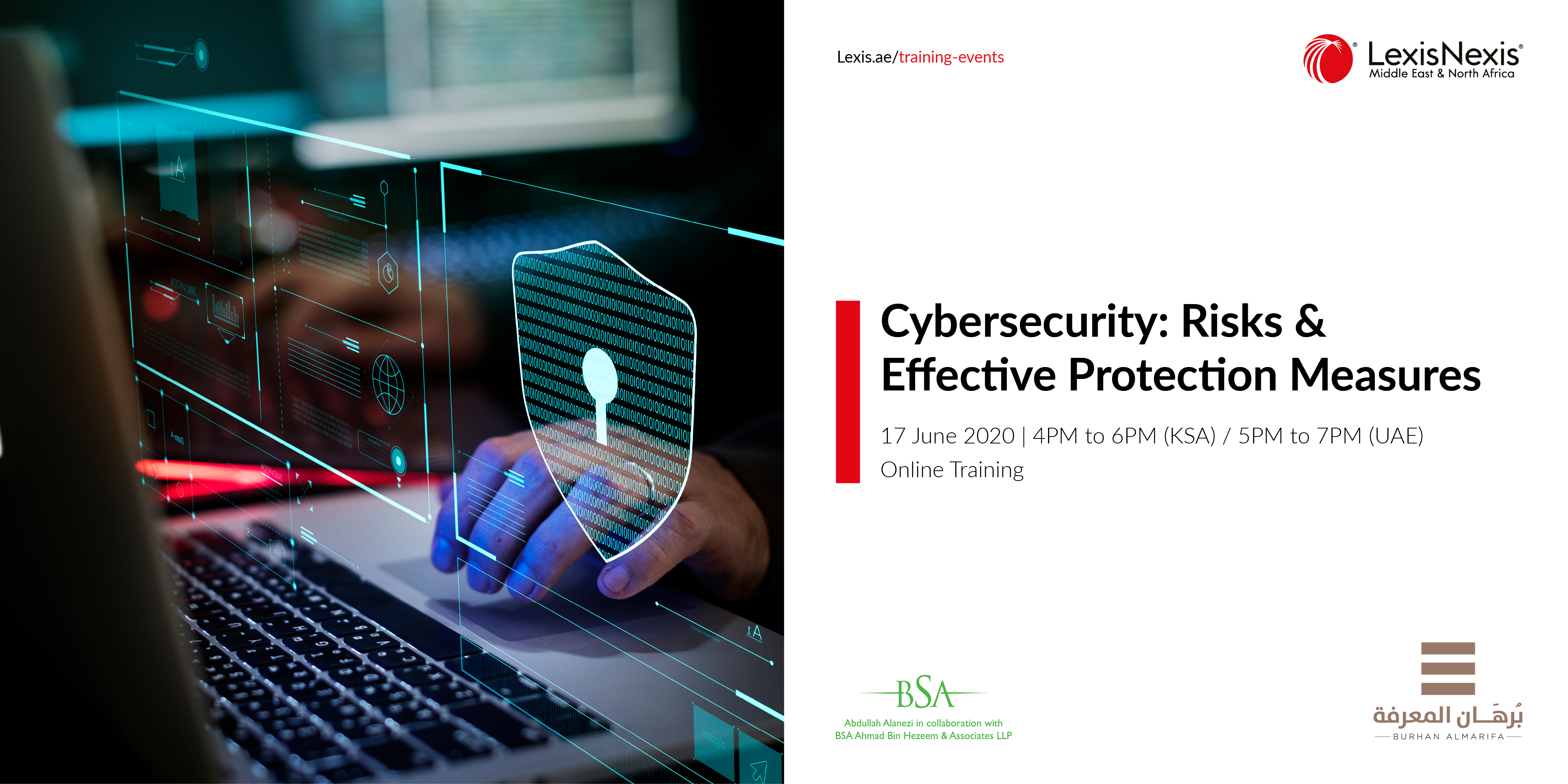 Cybersecurity: Risks and Effective Protection Measures – Saudi Arabia Edition | 17 June 2020, Online Training Cybersecurity: Risks and Effective Protection Measures – Saudi Arabia Edition | 17 June 2020, Online Training
