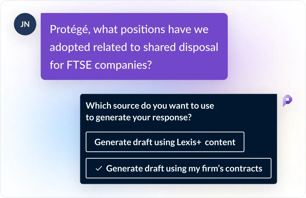 Draft from Firm Content (DMS)